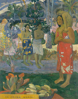 Royalty-Free and Rights-Managed Images - Ia Orana Maria by Paul Gauguin by Mango Art