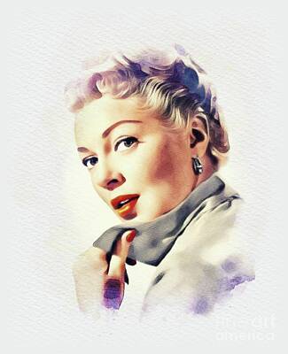 Celebrities Rights Managed Images - Lana Turner, Movie Legend Royalty-Free Image by Esoterica Art Agency