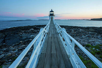 Kids Alphabet - Marshall Point Lighthouse at sunset, Maine, USA by Kyle Lee