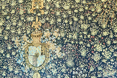 Travel Pics Royalty Free Images - Medieval tapestry Royalty-Free Image by Max Sbitnev