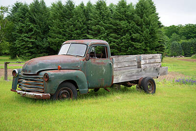 Say What Rights Managed Images - Old Truck Royalty-Free Image by Linda Kerkau