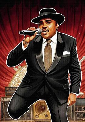 Jazz Royalty-Free and Rights-Managed Images - Solomon Burke, Music Legend by Sarah Kirk