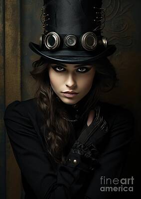 Steampunk Photos - Steampunk Visionary by Lauren Blessinger