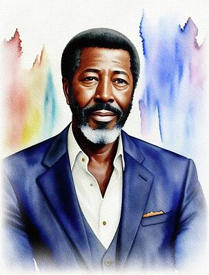 Jazz Rights Managed Images - Teddy Pendergrass, Music Legend Royalty-Free Image by Sarah Kirk