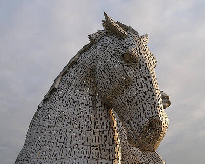 Majestic Horse - The Kelpies at Sunrise by Stephen Taylor