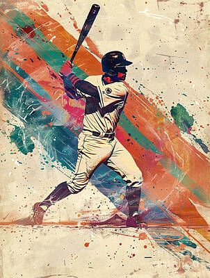 Sports Paintings - Tom Seaver baseball player by Tommy Mcdaniel