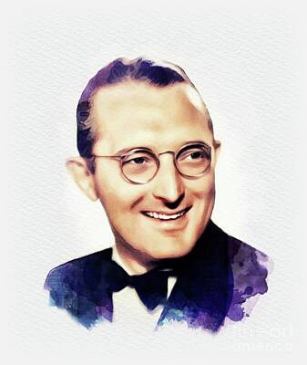 Digital Art Royalty Free Images - Tommy Dorsey, Music Legend Royalty-Free Image by Esoterica Art Agency