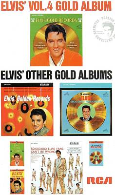 Rock And Roll Royalty-Free and Rights-Managed Images - Elvis Presley by Elvis Presley