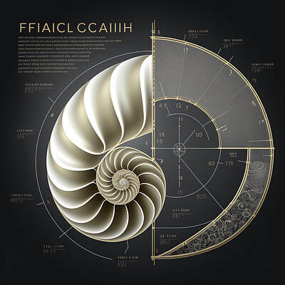 Underwater With Enric Gener - Golden Ratio Exclusive Fibonacci Style by RAGANA Design