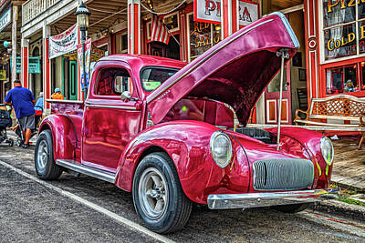 The Dream Cat - 1942 Willys 442 Americar Pickup Truck by Gestalt Imagery