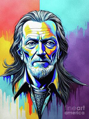 Musicians Rights Managed Images - Gordon Lightfoot, Music Legend Royalty-Free Image by Esoterica Art Agency