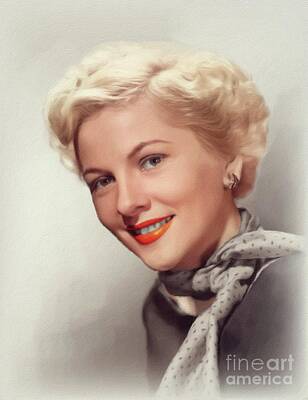 Sports Patents - Joan Fontaine, Movie Legend by Esoterica Art Agency