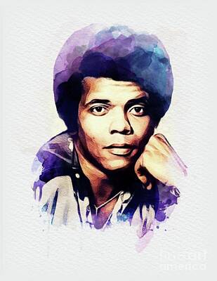 Jazz Rights Managed Images - Johnny Nash, Music Legend Royalty-Free Image by Esoterica Art Agency