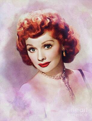 Superhero Ice Pop - Lucille Ball, Hollywood Legend by Esoterica Art Agency