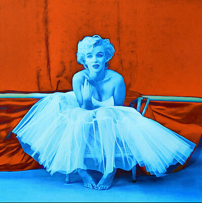 Actors Digital Art - Marilyn Monroe by Galeria Trompiz