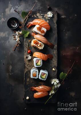 Food And Beverage Photos - Sushi Zen by Lauren Blessinger