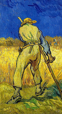 Royalty-Free and Rights-Managed Images - The Reaper by Vincent van Gogh by Mango Art