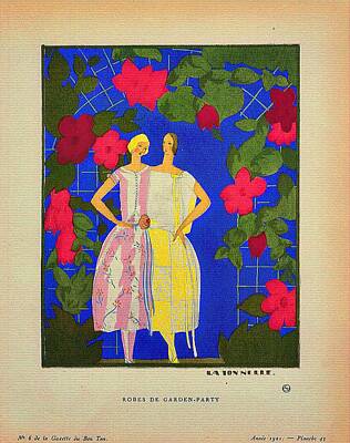 Jazz Mixed Media - Art Nouveau and Art Deco Collection by Art Nouveau And Deco