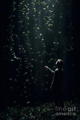 Fairies Sara Burrier - Horror Scene Artwork hyperrealistic photography by Asar Studios by Celestial Images