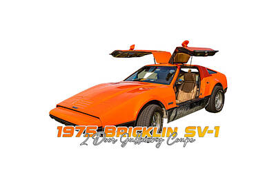 Aloha For Days Royalty Free Images - 1975 Bricklin SV-1 2 Door Gullwing Coupe Royalty-Free Image by Gestalt Imagery