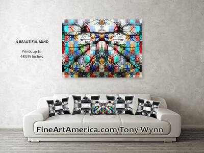 On Trend Breakfast Royalty Free Images - 48 x 35 inches Acrylic Print, beautiful mind Royalty-Free Image by Tony Wynn