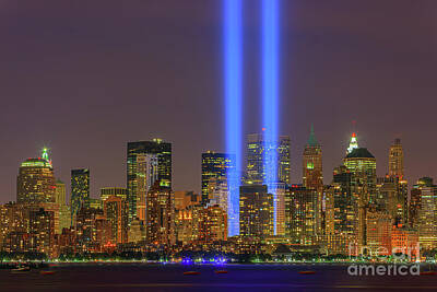 Landmarks Royalty-Free and Rights-Managed Images - 09/11 - Tribute in Light by Henk Meijer Photography