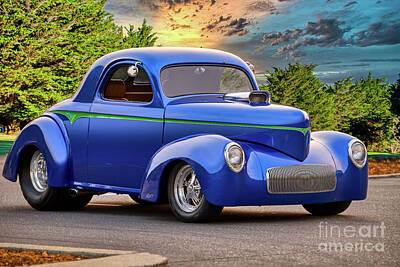 Bicycle Patents - 1941 Willys Pro Street Coupe by Dave Koontz