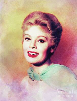 Actors Paintings - Betsy Palmer, Vintage Actress by Esoterica Art Agency