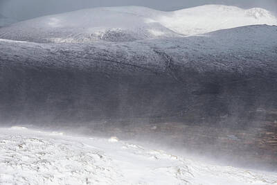 Stellar Interstellar - Epic Winter landscape image from mountain top in Scottish Highla by Matthew Gibson