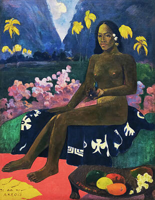 Royalty-Free and Rights-Managed Images - The Seed of the Areoi by Paul Gauguin by Mango Art