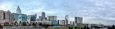 Skylines Rights Managed Images -  Views Of Charlotte North Crolina City Skyline  Royalty-Free Image by Alex Grichenko