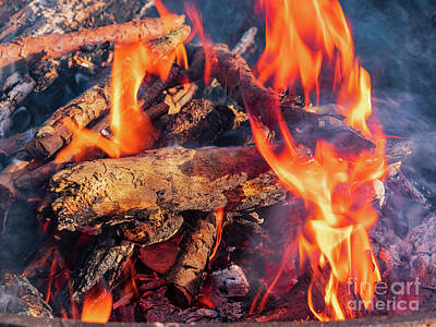 Word Signs Royalty Free Images - Close up shot of a camp fire in Beavers Bend State Park Royalty-Free Image by Chon Kit Leong