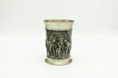Art History Meets Fashion - Closeup of a tin cup with beautiful decoration by Stefan Rotter