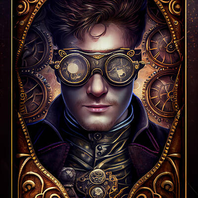 Steampunk Royalty-Free and Rights-Managed Images - Steampunk In Old London Town by Stephen Smith Galleries