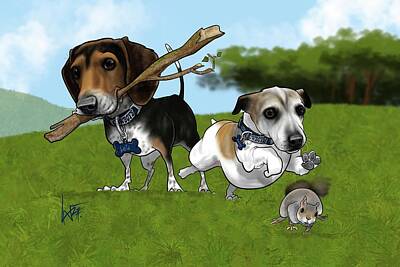 Royalty-Free and Rights-Managed Images - 6014 Crowder by Canine Caricatures Custom Merchandise