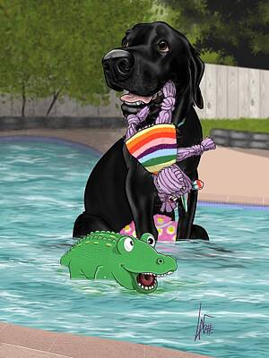 Royalty-Free and Rights-Managed Images - 6228 Smith by Canine Caricatures By John LaFree