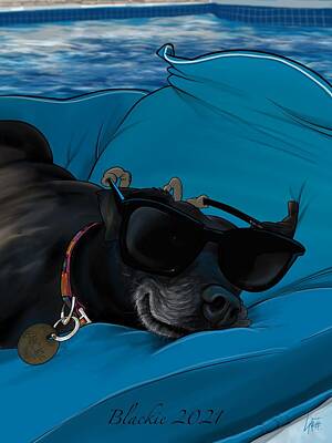 Royalty-Free and Rights-Managed Images - 6272 Giri by Canine Caricatures By John LaFree