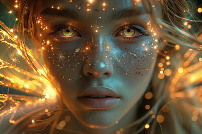 Fantasy Royalty Free Images - Beautiful Magic Fairy Royalty-Free Image by Tim Hill