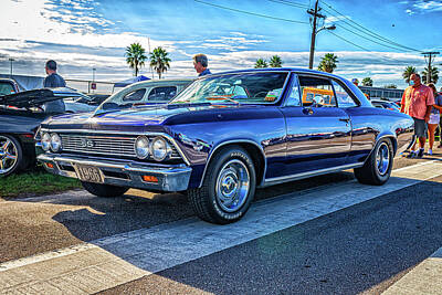 Wine Down Rights Managed Images - 1966 Chevrolet Chevelle SuperSport Coupe Royalty-Free Image by Gestalt Imagery
