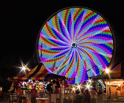 Art History Meets Fashion - Colorful Ferris Wheel by Mark Chandler