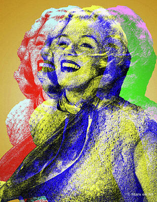 Royalty-Free and Rights-Managed Images - Marilyn Monroe stereograph by Stars on Art