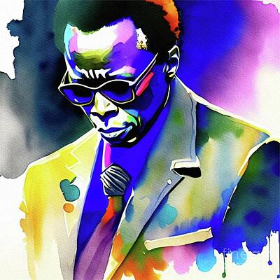 Mans Best Friend Rights Managed Images - Miles Davis, Music Legend Royalty-Free Image by Esoterica Art Agency