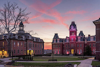 Cities Royalty Free Images - Woodburn Hall at West Virginia University in Morgantown WV Royalty-Free Image by Steven Heap