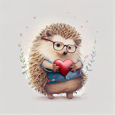 Royalty-Free and Rights-Managed Images - Tiggy Winkle Valentine by Stephen Smith Galleries