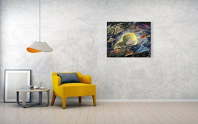 Modern Comic Designs - 36x29 inches ACRYLIC PRINT size perspective by Tony Wynn