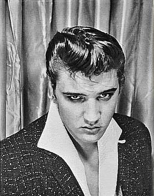 Rock And Roll Royalty-Free and Rights-Managed Images - Elvis Presley Photo by Elvis Presley