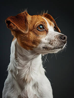 Mammals Mixed Media - Jack Russell Portrait by Stephen Smith Galleries
