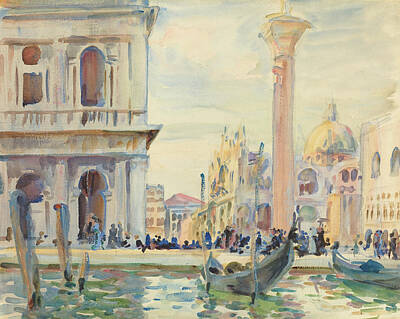 Royalty-Free and Rights-Managed Images - The Piazzetta by John Singer Sargent by Mango Art