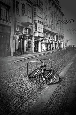 I Scream You Scream We All Scream For Ice Cream - A Broken Bicycle in Leipzig Germany by James C Richardson