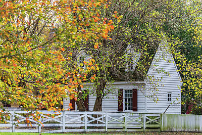 Cowboy - A Colonial House in November by Rachel Morrison